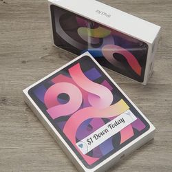 Apple iPad Air 4 Brand New - $1 DOWN TODAY, NO CREDIT NEEDED