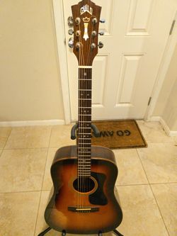 Guild GAD 50E ATB Acoustic-Electric Guitar, Solid Spruce Top, Solid Rosewood Back/Sides