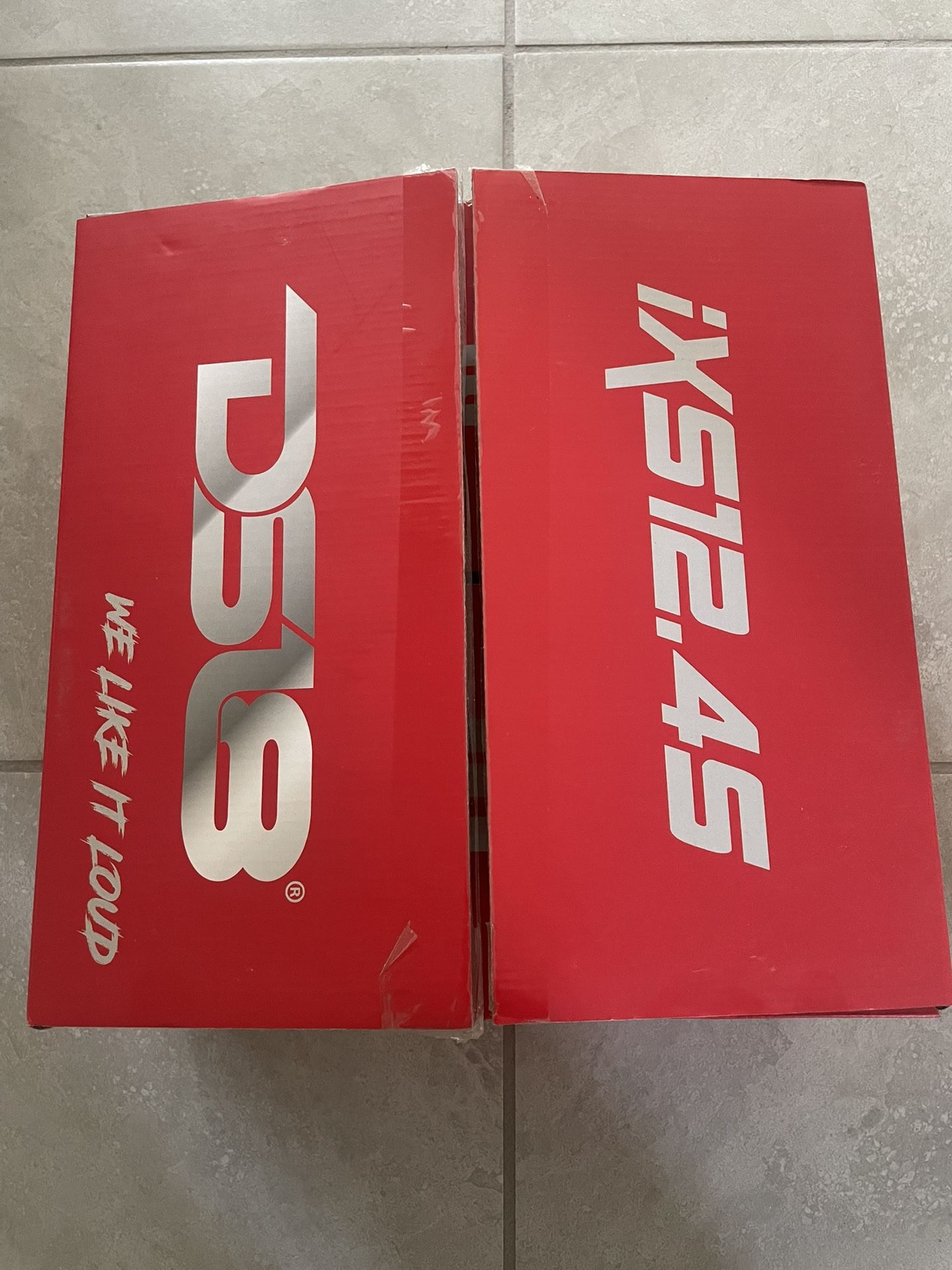 Ds18 12 Inch Shallow Subwoofer With Amp & Ported Box