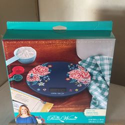 Pioneer Woman Digital Glass Kitchen Scale 