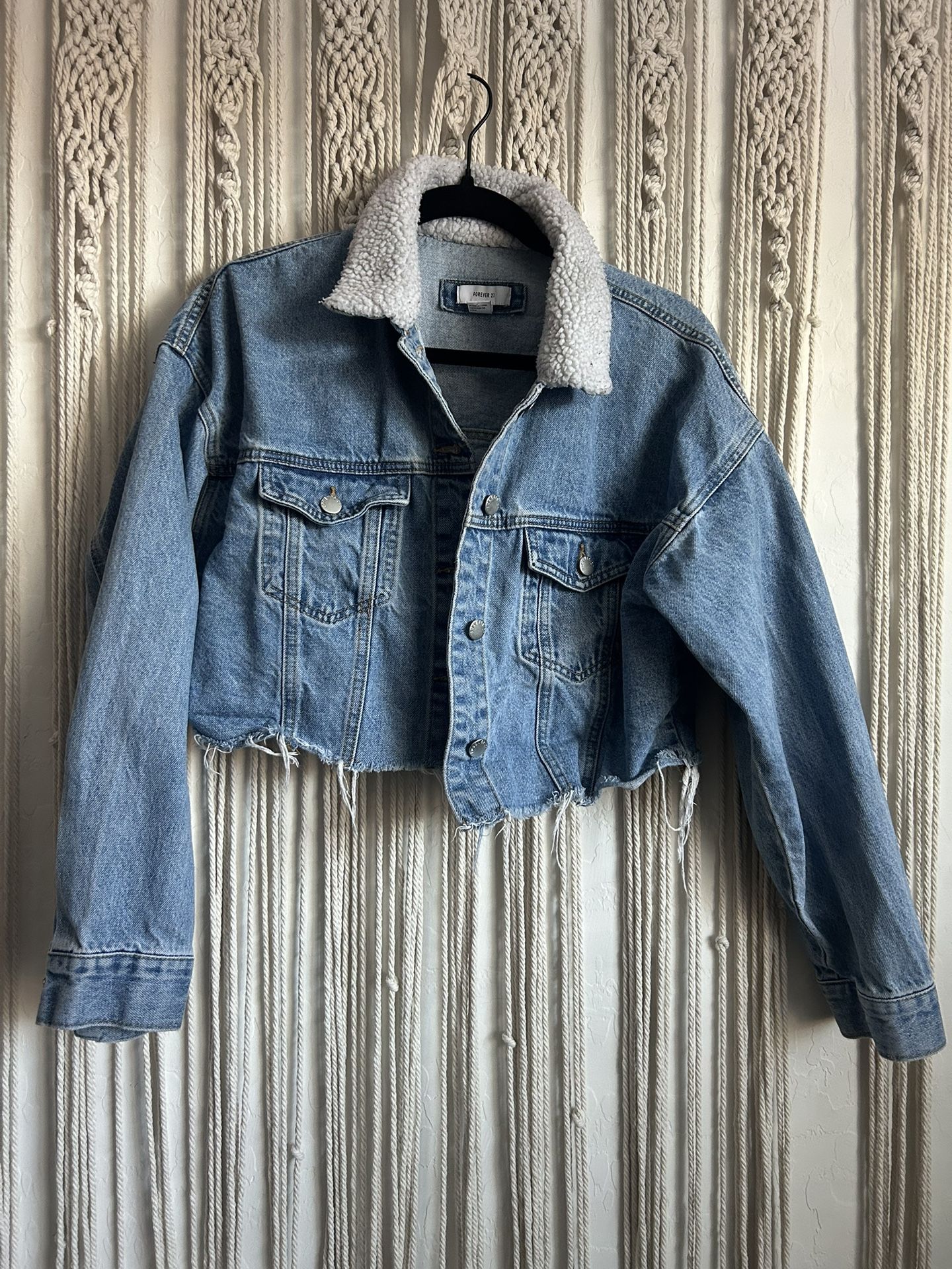Forever 21 Cropped Denim Jacket