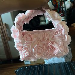 Pink Flower Purse 