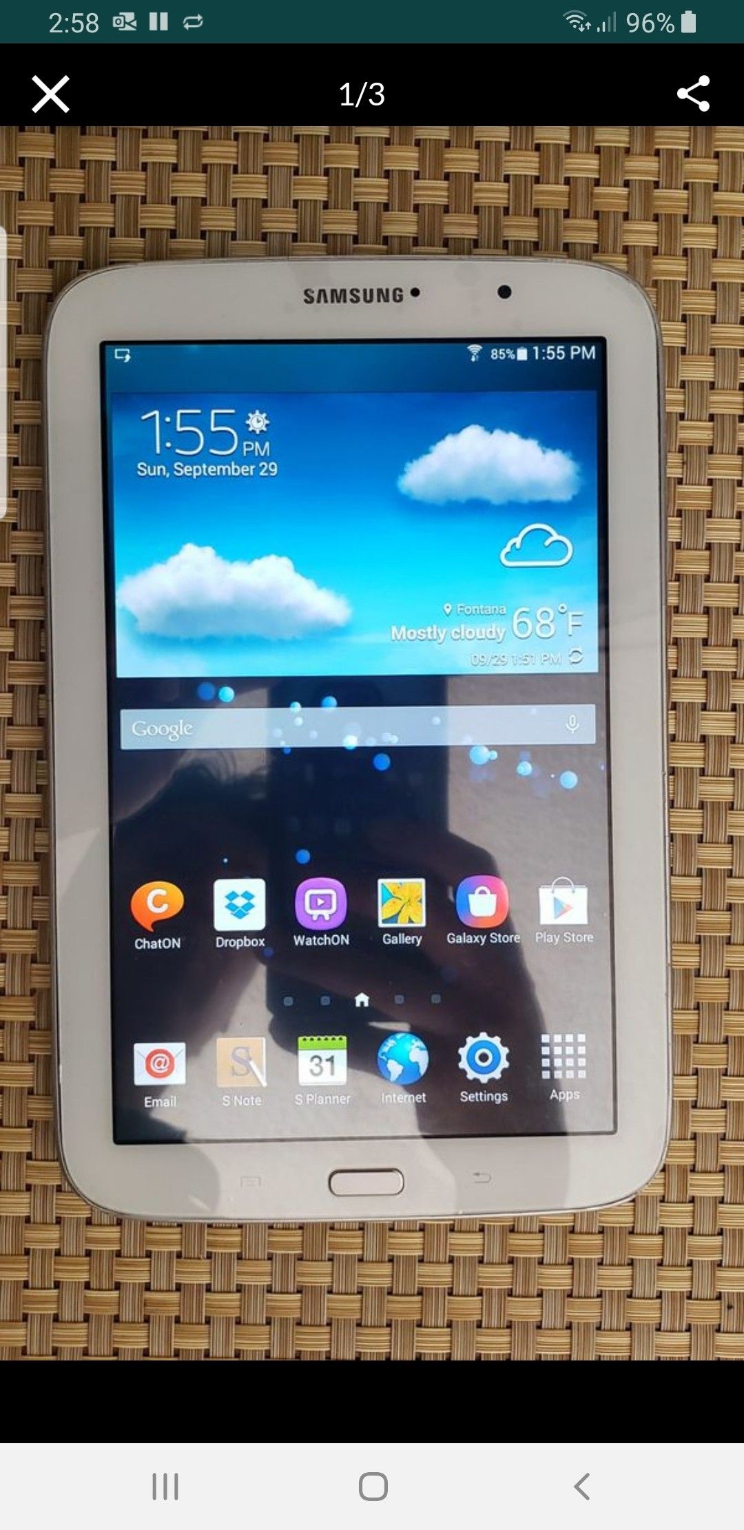Samsung Galaxy Note 8.0 16gb tablet