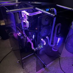 PC AMD Nvidia Thermaltake Water Cooled Custom Loop 