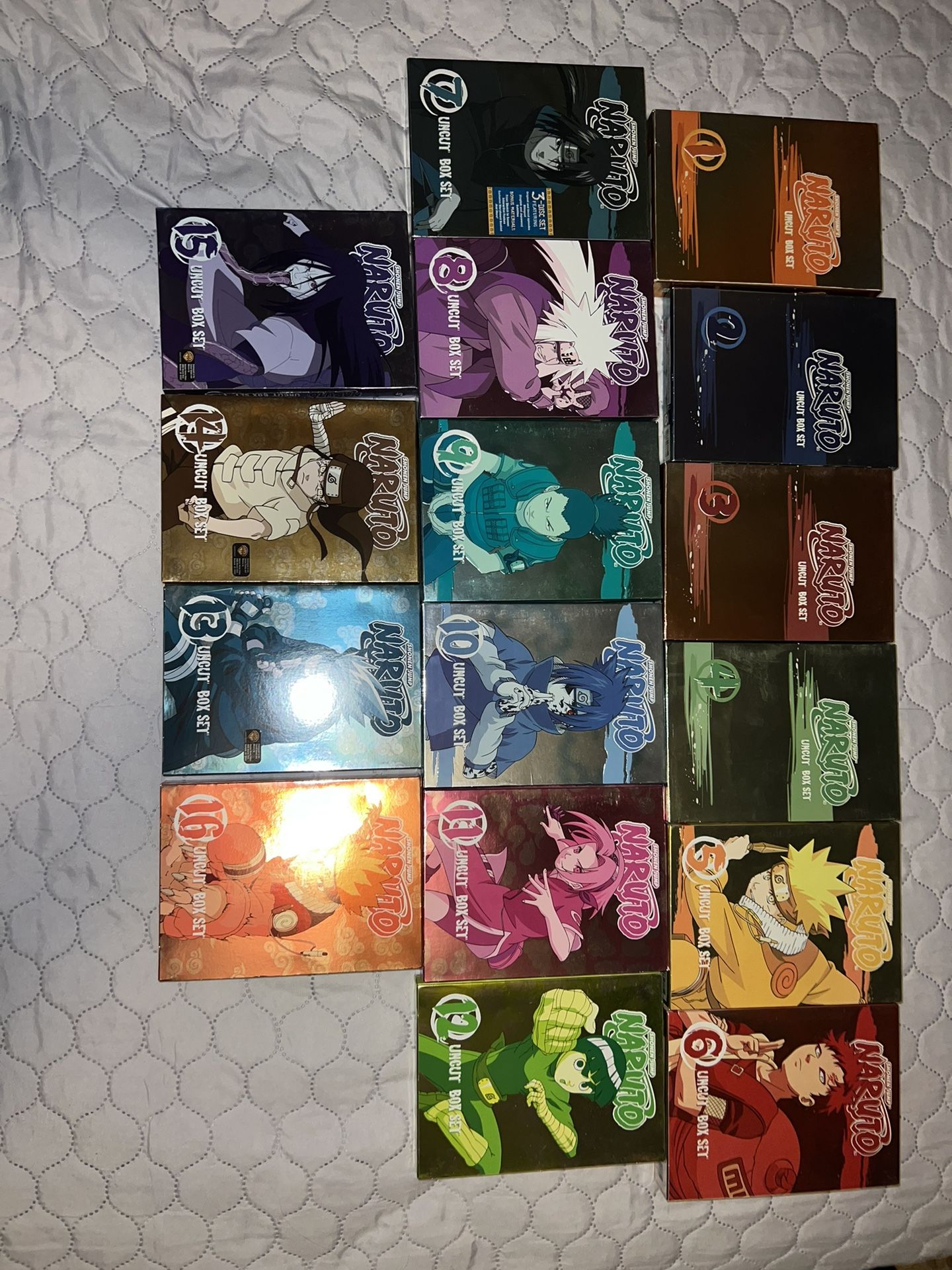 Viz Media Naruto Uncut Box Set Complete Set 1-16