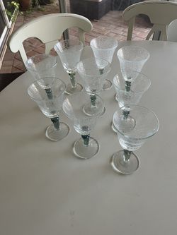 Pottery Barn Goblets (9)