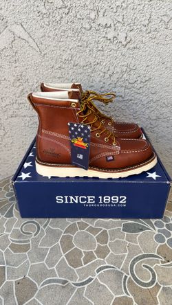 WORK BOOTS THOROGOOD SOFT TOE SIZE 8.5 WIDE MENS