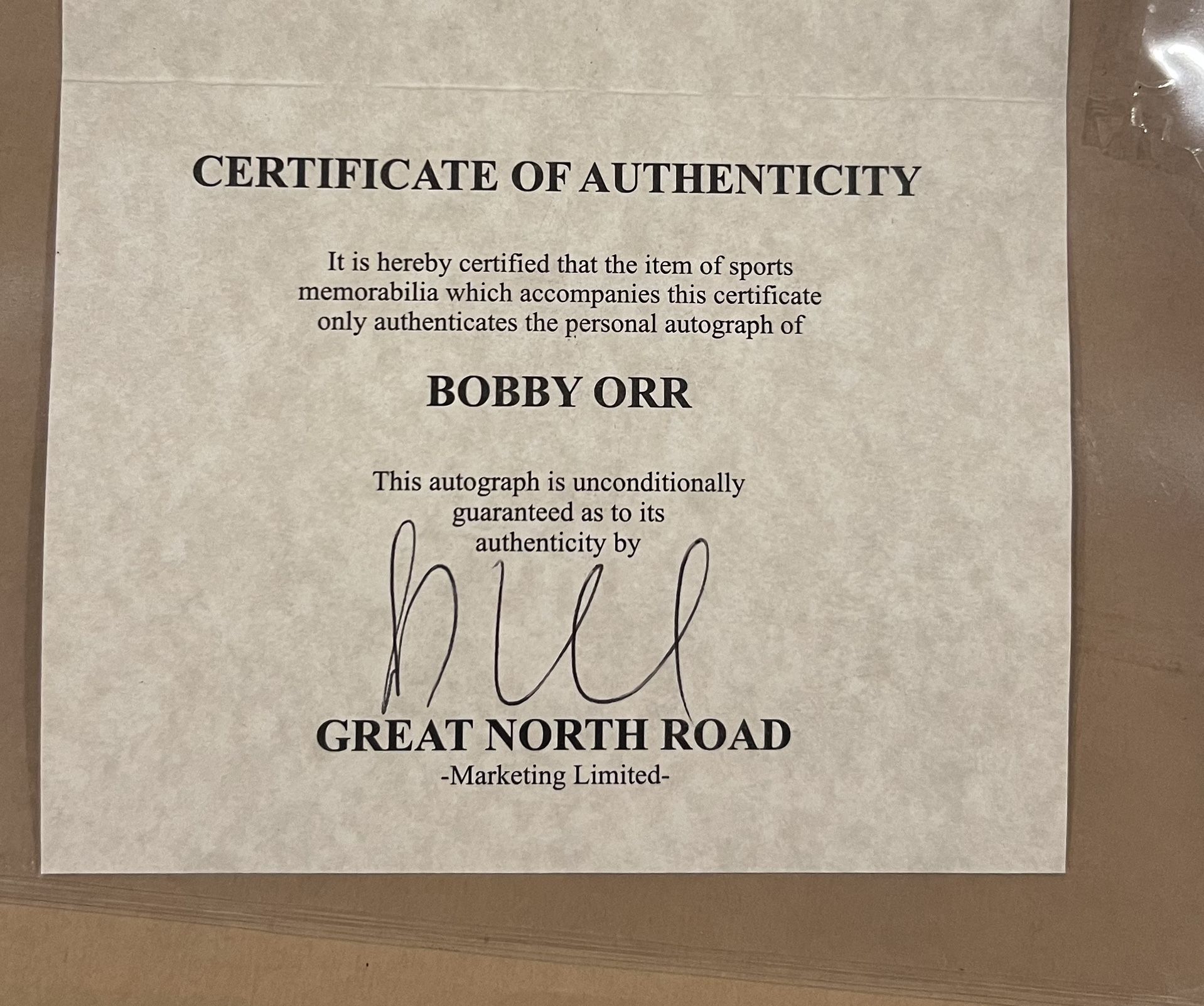 Boston Bruins Bobby Orr Signed Photo