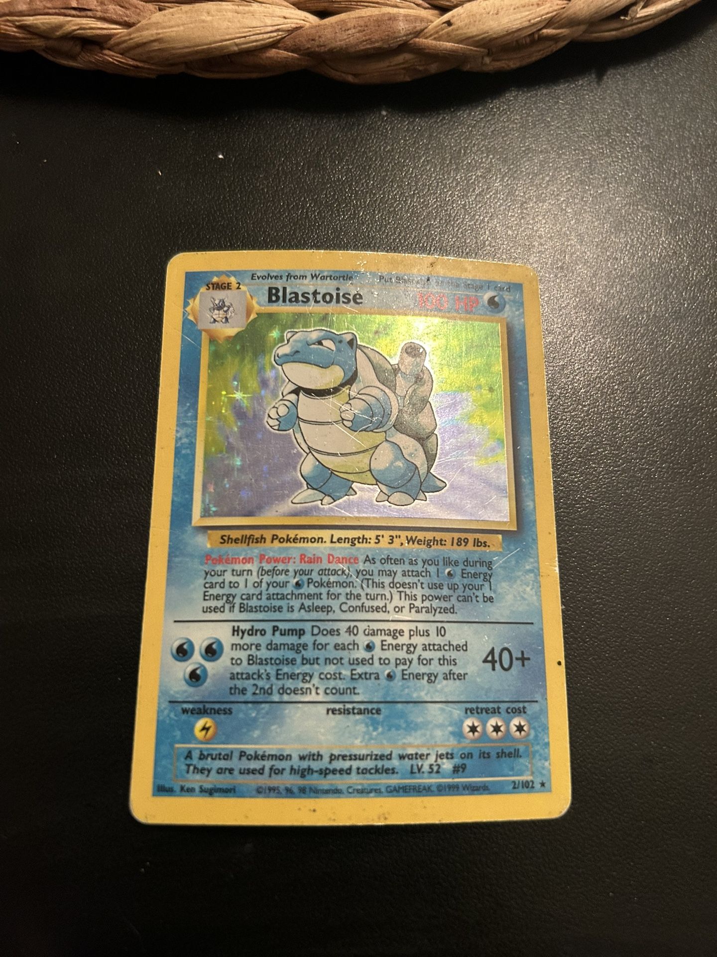 1995 Blastoise Pokémon Card 