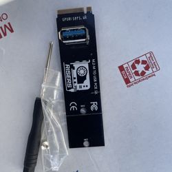 M.2 to USB PCIe x1 riser adapter board 