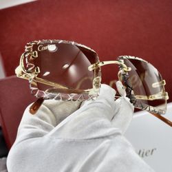 Brown Tint Cartier Sunglasses 