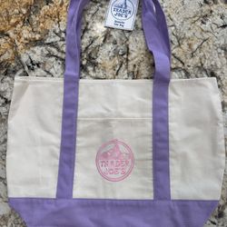 Trader Joe’s Lavender Canvas Tote Bag-Limited Edition