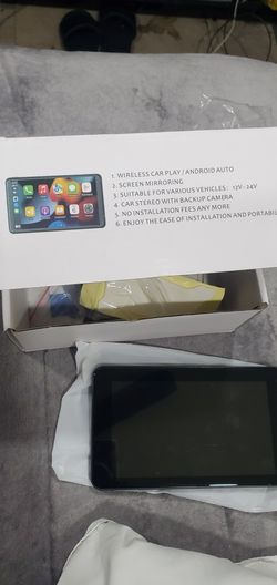 CAR SREREO WIRELESS BLUETOOTH CONNECT TO YOUR CAR CARPLAY AND BACK CAMERA