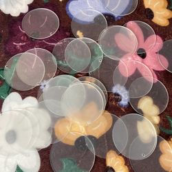 Clear Acrylic Rounds (ornaments) 