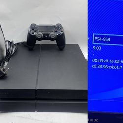 PlayStation 4 Black Console Sony PS4 500Gb Low Firmware V9.03 CUH-1215 W Control