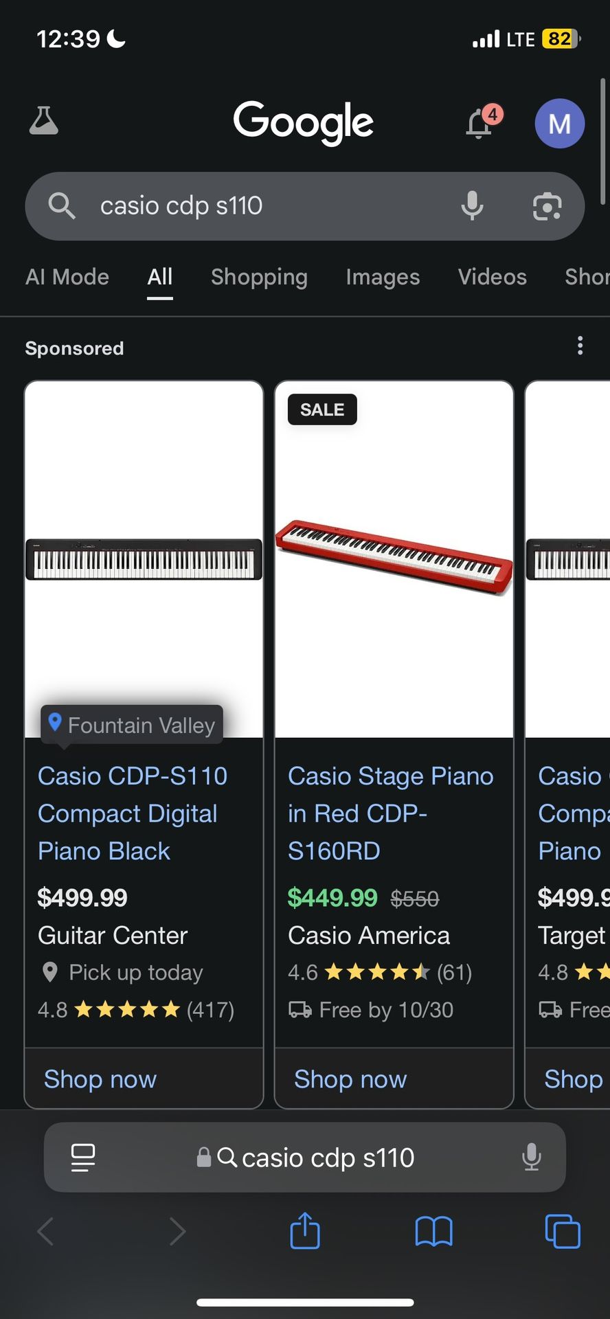 Casio Cdp S110 Piano