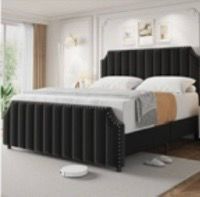 Black queen size headboard