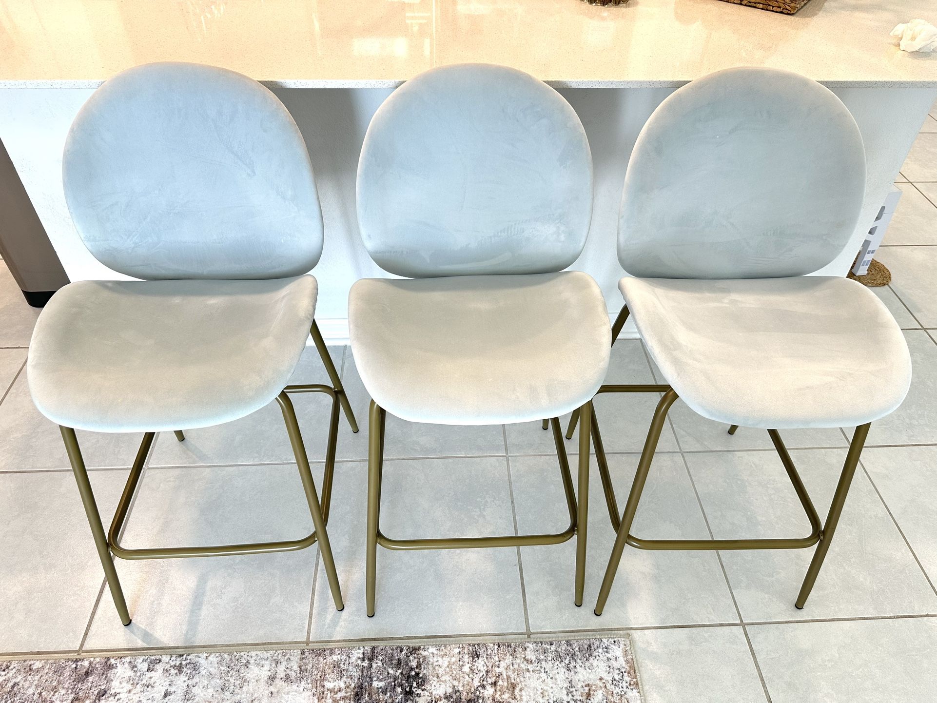 Set of 3 Cosmo Living Bar Stools – Modern & Stylish ✨
