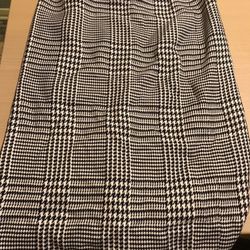 EVAN PICONE WOMEN HOUNDSTOOTH SKIRT SIZE 6