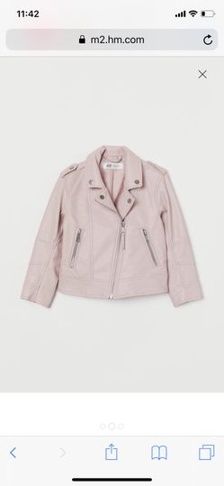 Pink leather jacket