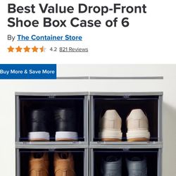 Plastic Shoe Boxes From The Container Store