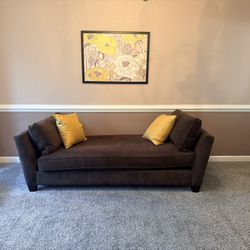 Crate & Barrel Oversized Lounge Chaise