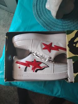 Bathing ape Air force 1s