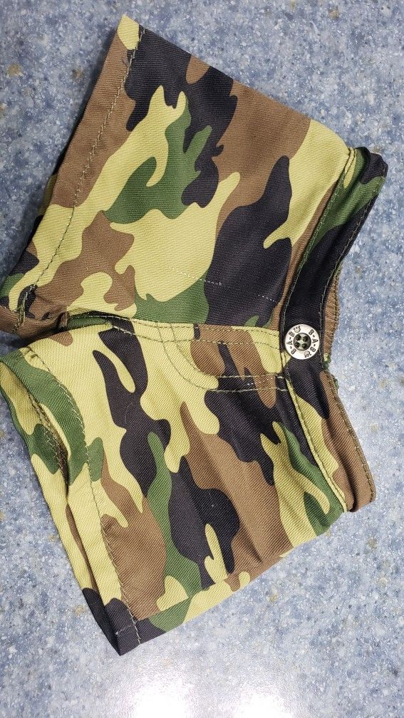 Build A Bear Camo Army Shorts