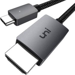 UNI USB C to HDMI Cable 6ft 4K@30Hz USB Type C to HDMI Cable.