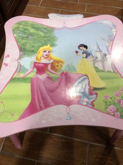 Disney Princess Kids Table and chair