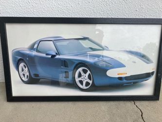 Framed Print of Guldstrand GS-90 Corvette.