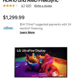 32” UHD UltraFine™ Monitor with HDR10 and AMD FreeSync™