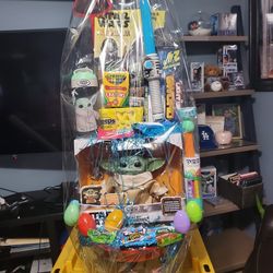 Baby Yoda Easter Basket
