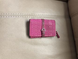Authentic coach wallet