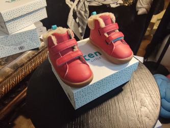 BRAND NEW Ten Little-Red Fur High Top- BRAND NEWWW