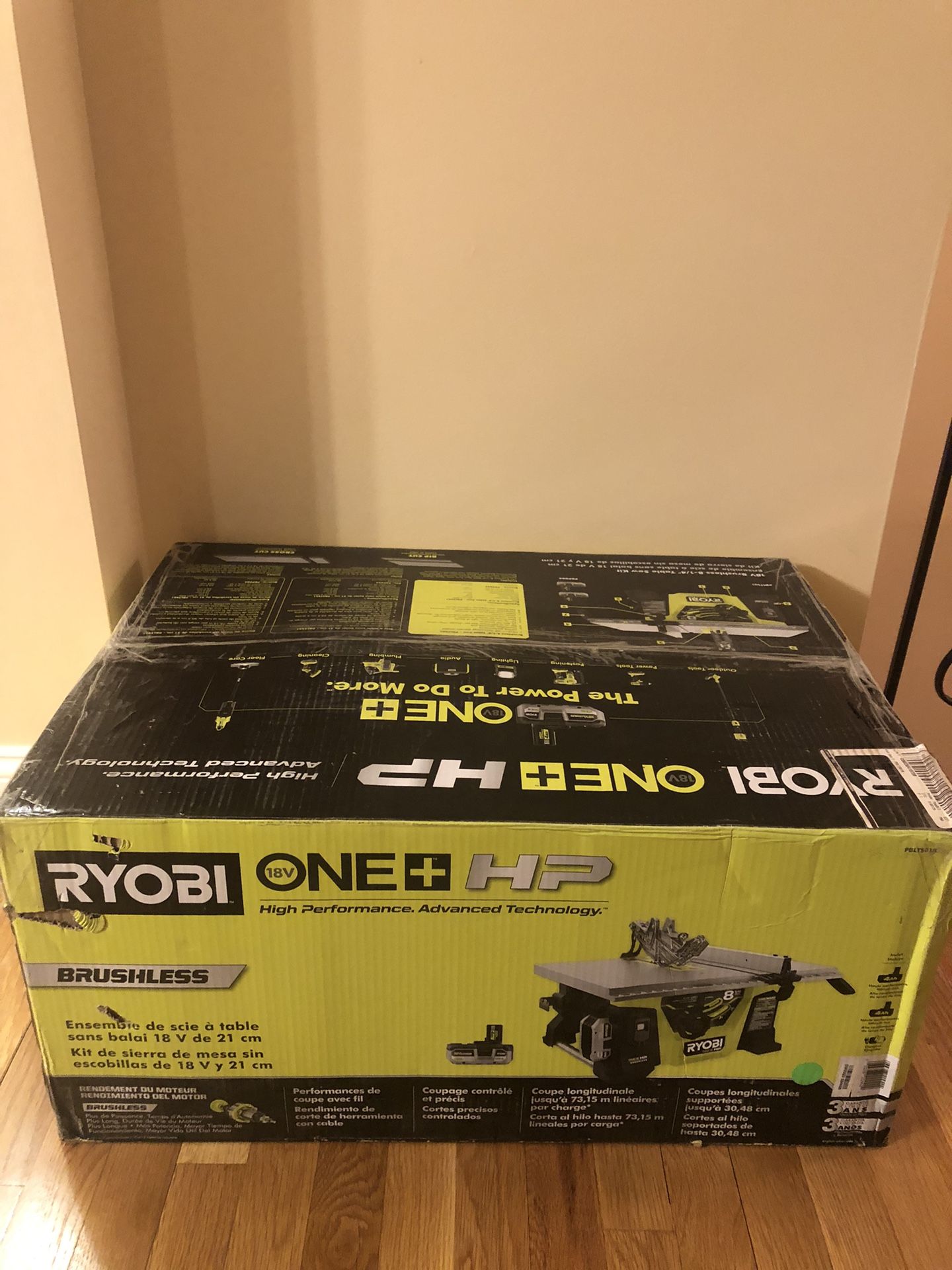 RYOBI 18v 8 1/4 In. Compact Jobsite Table Saw Kit