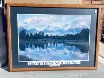 Grand Teton National Park- Framed Poster 