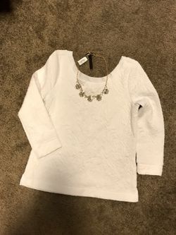 Banana republic white sweater