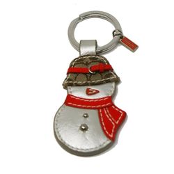 Coach 2008 Christmas Holiday Bag Charm Key Chain
