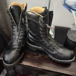 Chippewa Ruttman Paratrooper Boots 9.5 USA Made Steel Toe