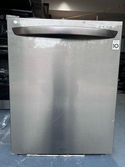 Dishwasher LG de acero inoxidable