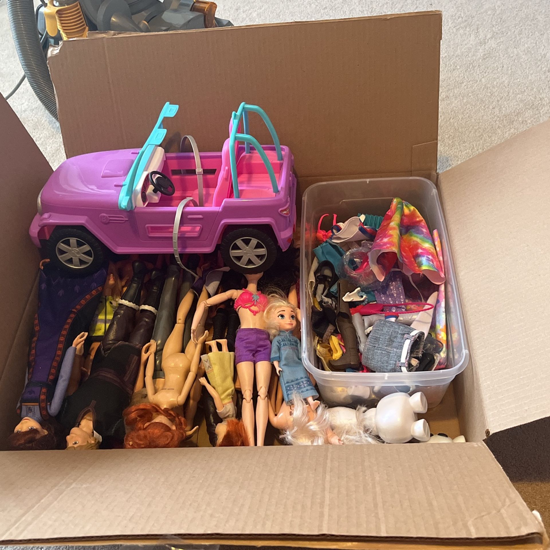 Barbie Dolls, Clothes, Car