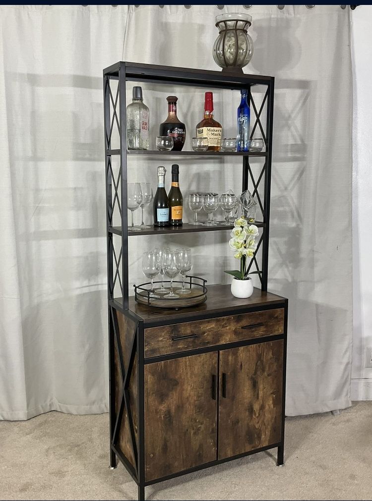 4 Tier Shelves With Drawer & Storage LIKE NEW 2 UNITS AVAILABLE
