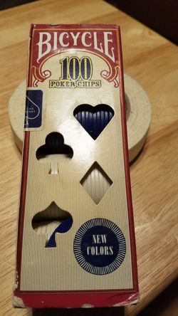 Bicycle 100 poker chips