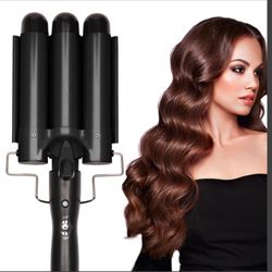 3 Barrel Hair Curling Iron NEW 