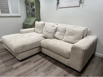 Super comfy ivory couch!