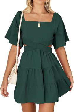 green summer dress 