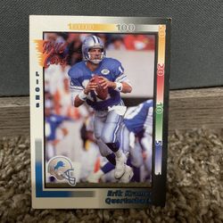 1992 Nfl Erik Kramer card