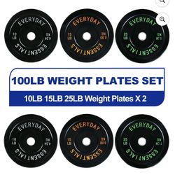 100 Pound Weight Plate Set 