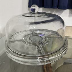 Cake Stand Glass Server 6-1 
